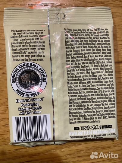 Струны ernie ball для акустической гитары