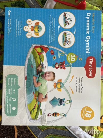 Развивающий коврик tiny love солнечная полянка