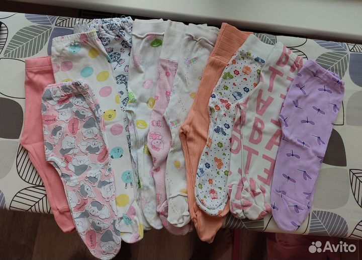 Вещи пакетом на девочку от рождения до 6 мес