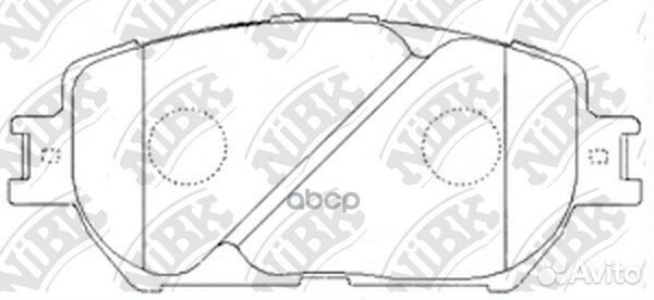 Колодки тормозные дисковые перед PN1479 PN1