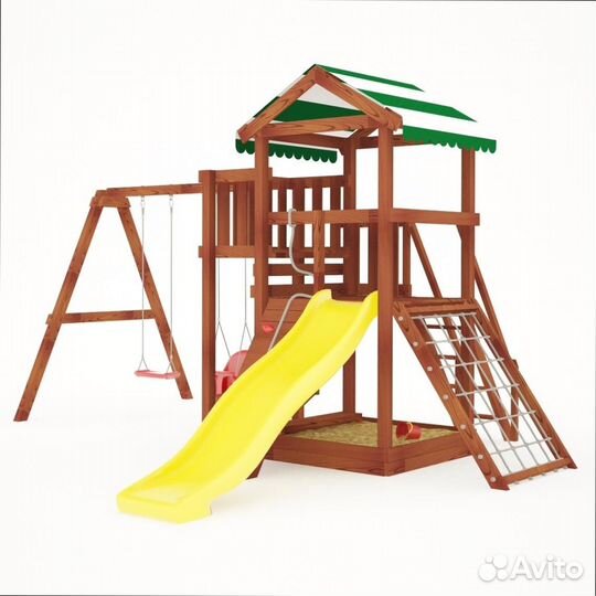 Детский игровой комплекс Мастер 2 Махагон для дома