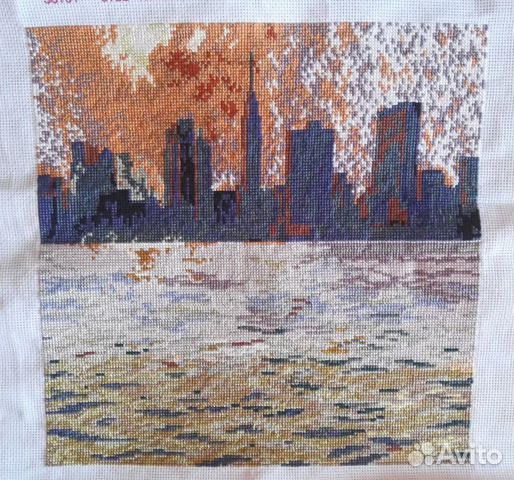 Картина вышитая крестом