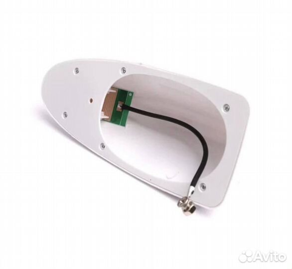 Автомобильная антенна акулий плавник FM Белая