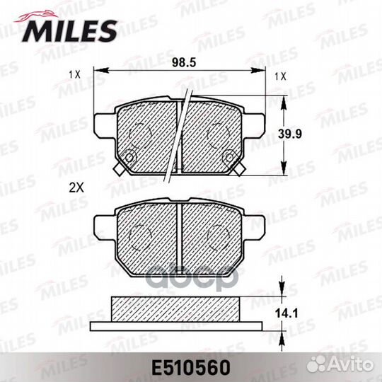 Колодки тормозные задние (Смесь ceramic) suzuki