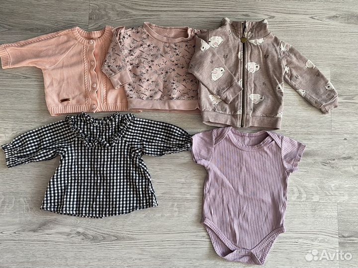 Пакет детской одежды для девочки 62 68