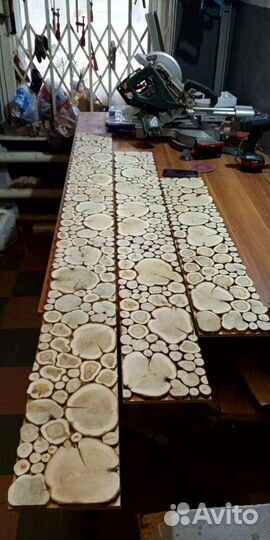 Панно из можжевельника