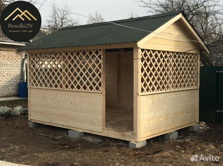 Беседка с установкой день в день