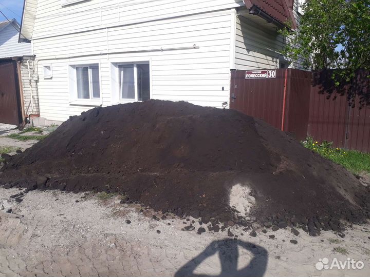 Земля чернозем плодородный грунт