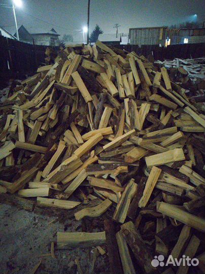 Дрова колотые сухие