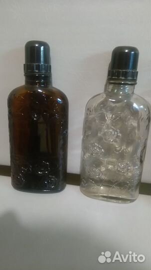 Бутылка Ленинградский завод СССР, банка Cacique