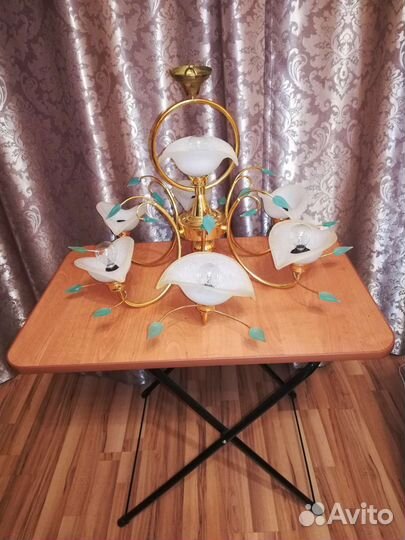 Люстра потолочная бу