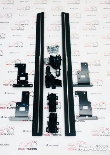 Выдвижные пороги на Mercedes GLC-Class X253