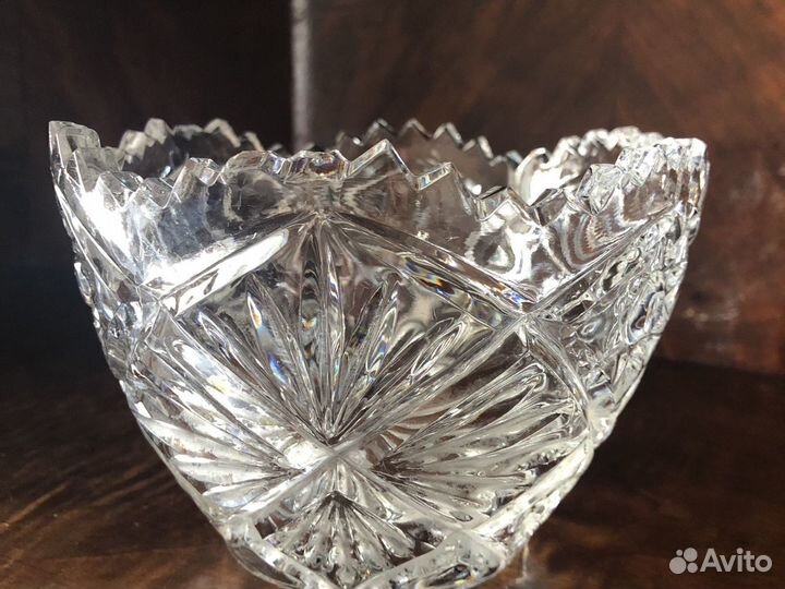 Конфетница СССР хрусталь