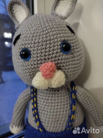 Вязаный заяц своими руками
