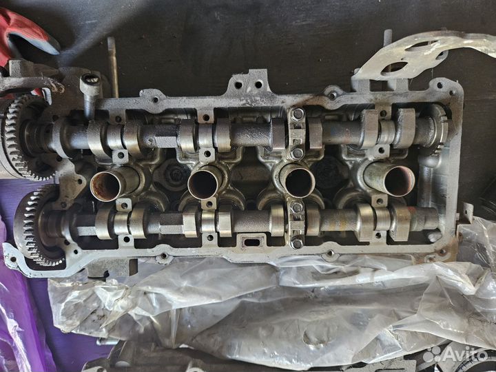 Головка двигателя nissan almera classic