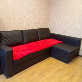 Угловой диван универсал. 240х140см шоколад (IKEA)