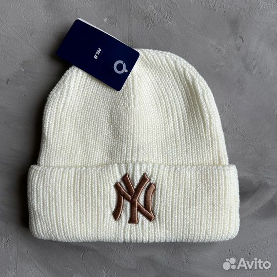 Шапка зимняя MLB New York Yankees logo NY