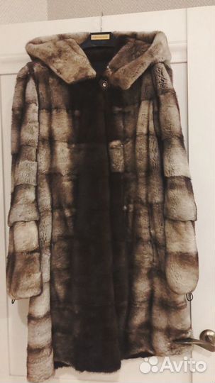 Шуба норковая с капюшоном 44-46