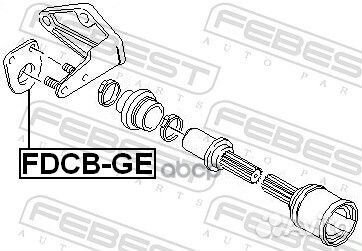 Подшипник приводного вала (ford mondeo GE