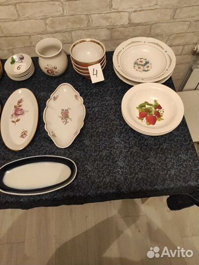 Тарелки. Селедочницы СССР