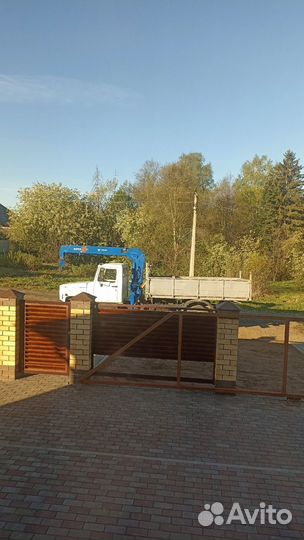 Аренда и услуги манипулятора, стрела 3 т, 8 м, борт 4.5 т, 3.6 м