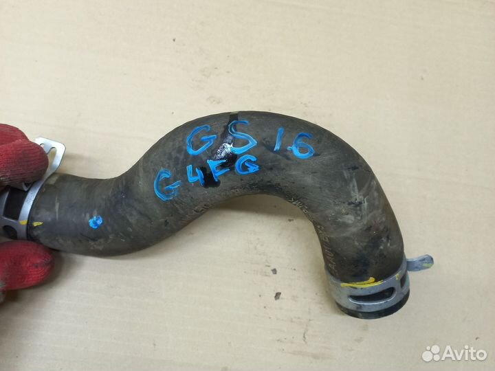 Патрубок радиатора нижний Hyundai creta 1.6 G4FG