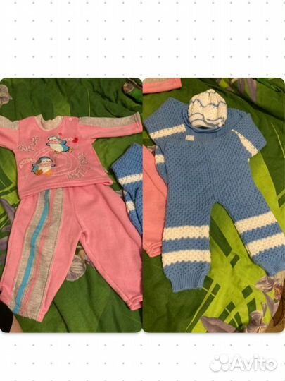 Пакет одежды на девочку 6-9 месяцев