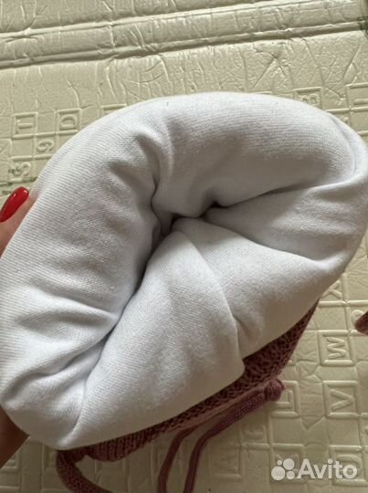 Шапка зимняя новая 0-2 мес