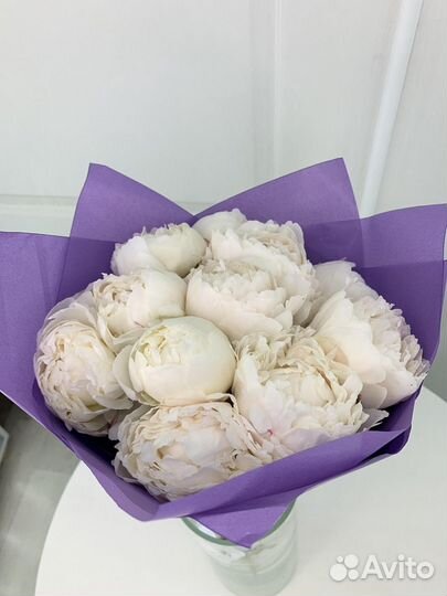 Пионы букет