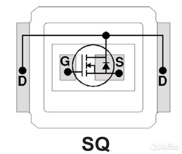Микросхема IRF6721spbf N-Channel mosfet 30V 14A