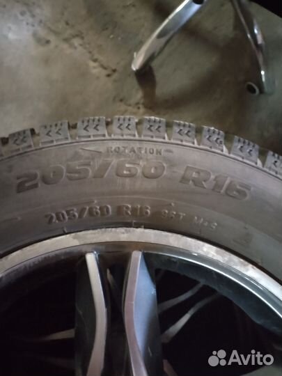 Колеса зимние r16 205-60,на кия сид