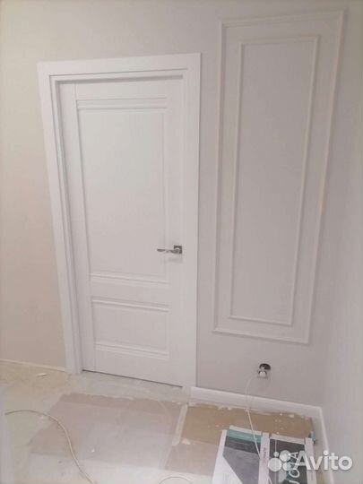 Двери межкомнатные классик белые новые