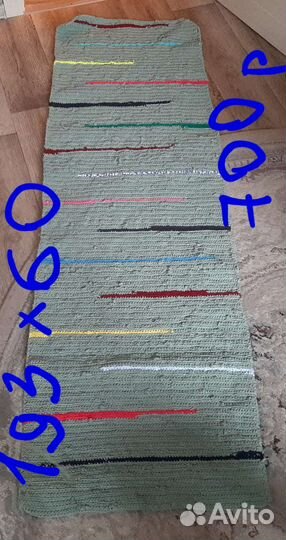 Дорожка ковровая, ручная работа