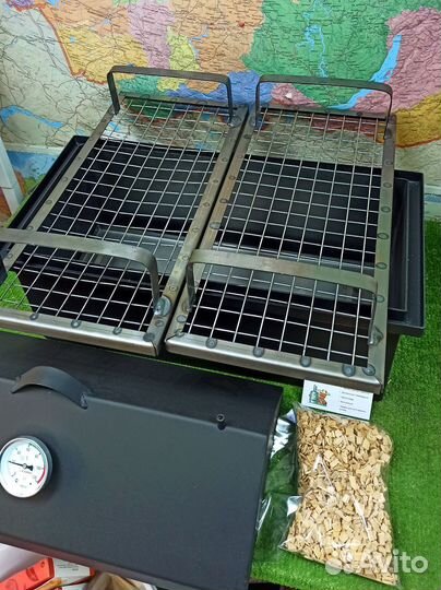 Коптильня для горячего и холодного копчения