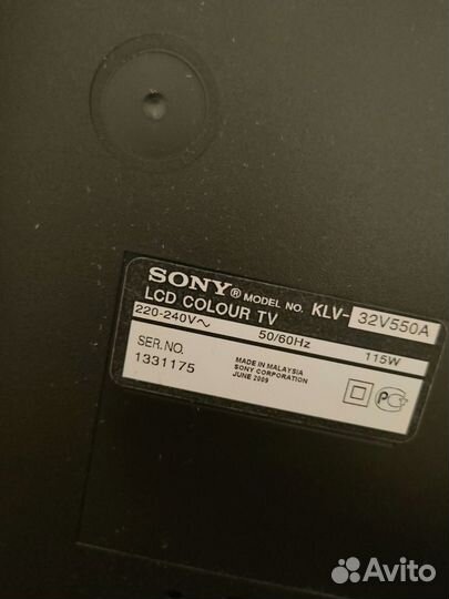 Sony bravia kdl-32v550a 32 дюйма FullHD