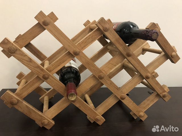 Ящик, бар, Подставки для бутылок вина