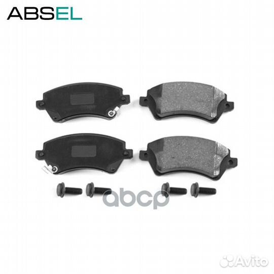 Колодки тормозные передние ty420002 absel