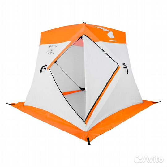Зимняя палатка для рыбалки Кедр куб-3 трехслойная