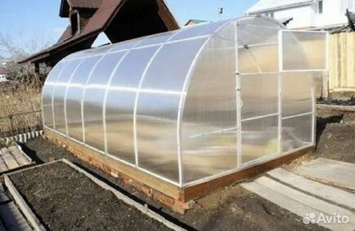 Теплицы двойная дуга