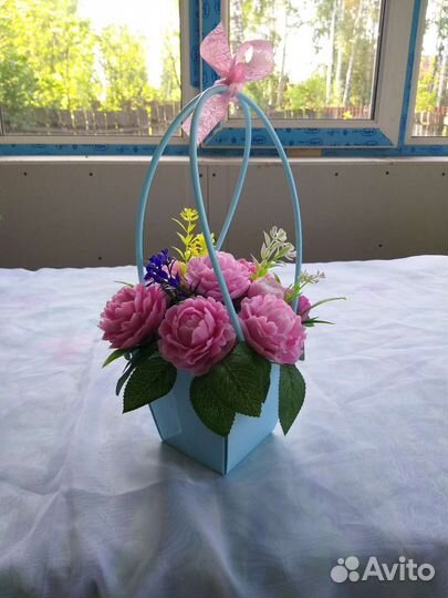 Букет из мыла