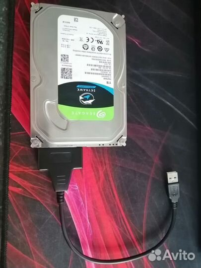 Кабель-переходник SATA-USB2.0 HDD/SSD для ноутбука