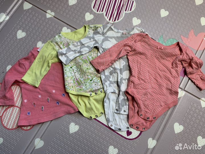 Пакет одежды на девочку 68-74