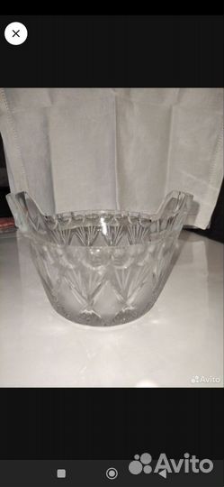 Конфетница салатник ваза хрусталь СССР