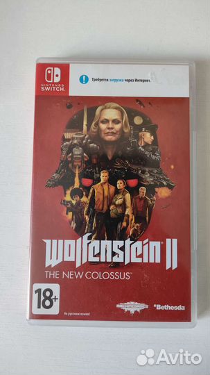 Wolfenstein 2 the new colossus Nintendo switch