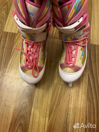 Коньки детские раздвижные 34-38