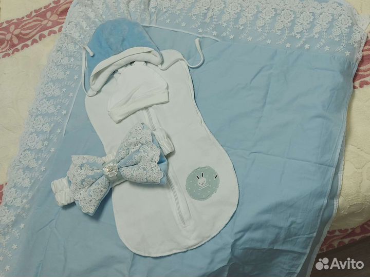 Конверт на выписку для мальчика осень