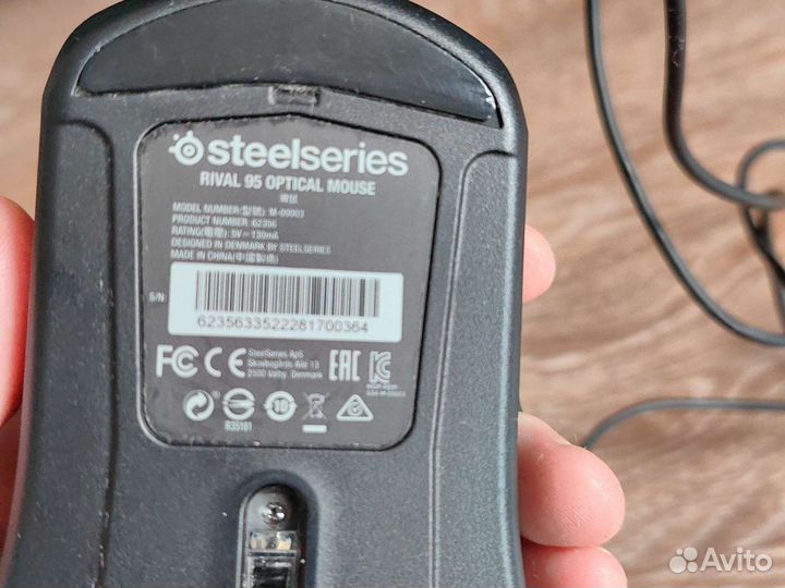 Игровая мышь steelseries rival 95