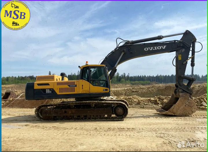 Правое стекло на Volvo EC480