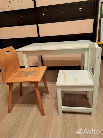 Детский столик и стульчик IKEA