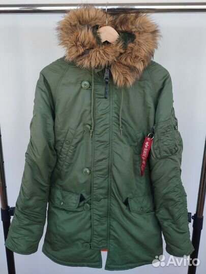 Зимняя куртка Alpha industries N-3B M sage green